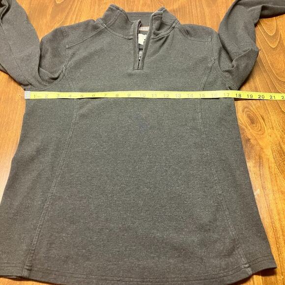 The Normal Brand Womens 1/4 Zip Dark Gray Pullover Sweatshirt Size S GOLF - Picture 6 of 14